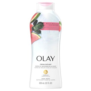 Foto 2 | Gel De Baño Olay Fresh Outlast Sandía Y Agave 650 Ml X4 - Venta Internacional.