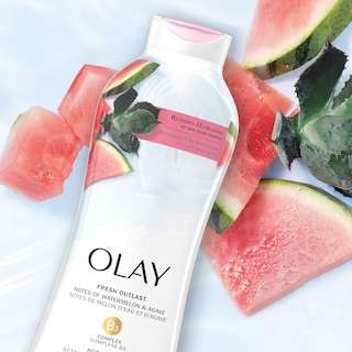 Foto 6 | Gel De Baño Olay Fresh Outlast Sandía Y Agave 650 Ml X4 - Venta Internacional.