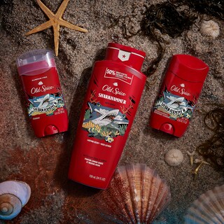 Foto 5 | Gel De Baño Old Spice Sharkhammer Para Hombre, 720 Ml (paquete De 4) - Venta Internacional.