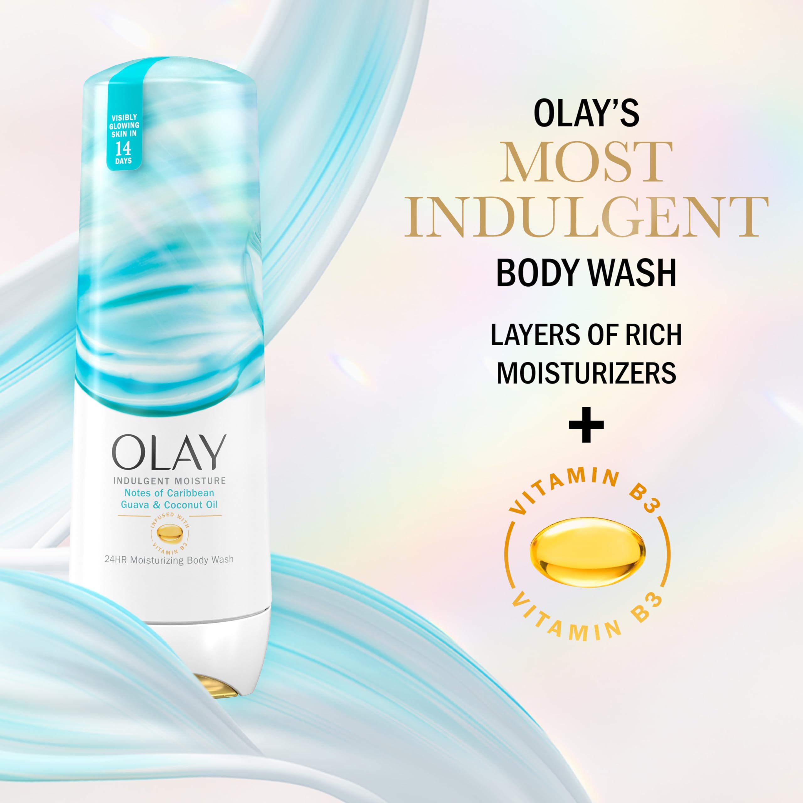 Foto 4 pulgar | Gel de Baño Olay Indulgent Moisture 591 Ml con Vitamina B3 - Venta Internacional