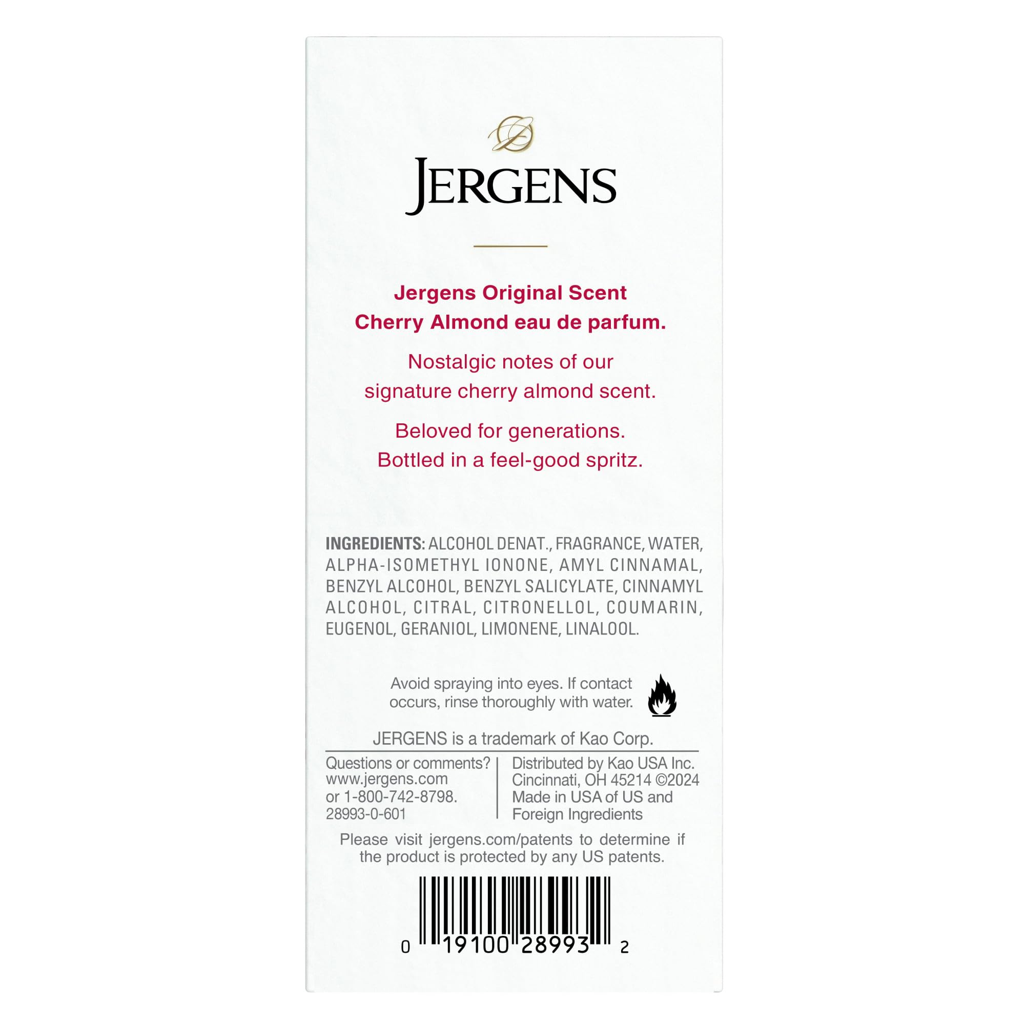 Foto 6 pulgar | Perfume Jergens Cherry Almond Para Mujer 50 Ml - Venta Internacional.