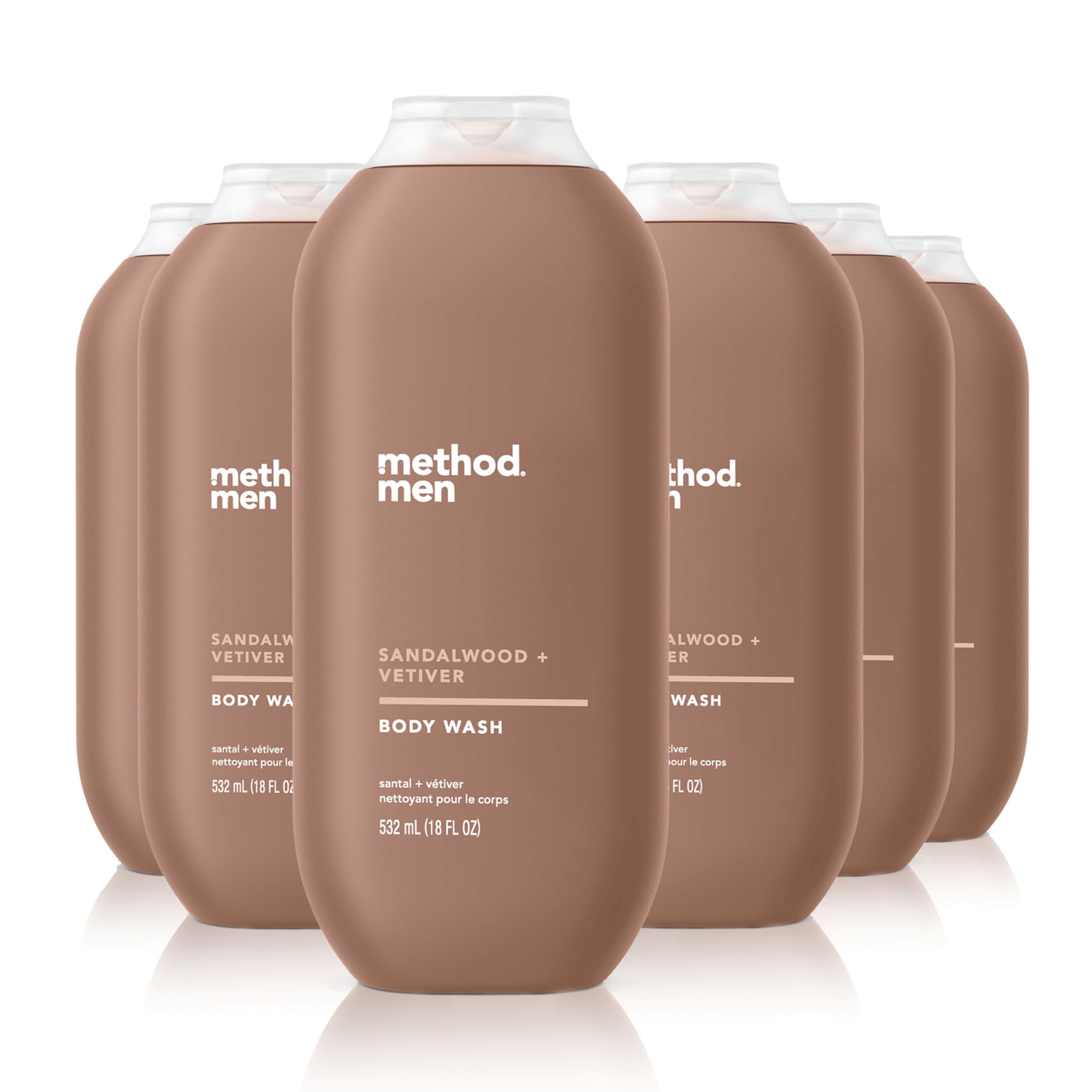 Foto 1 | Body Wash Method Para Hombre, Sándalo Y Vetiver, 532 Ml (paquete De 6) - Venta Internacional.
