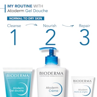 Foto 3 | Gel De Ducha Bioderma Atoderm Hidratante 100 Ml Para La Familia - Venta Internacional.