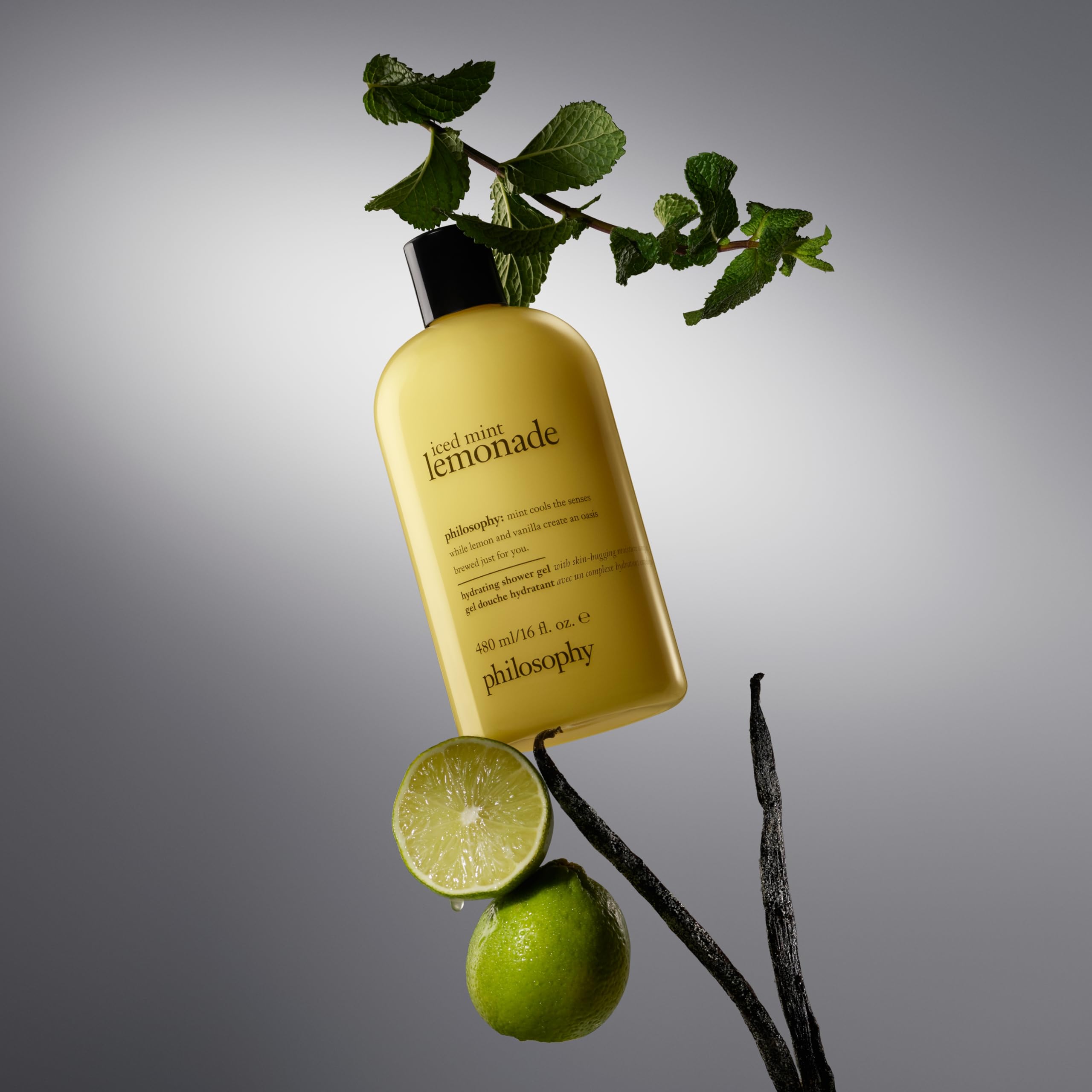 Foto 3 pulgar | Gel De Ducha Philosophy Hidrating Iced Mint Lemonade 480 Ml - Venta Internacional.