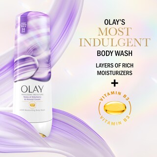 Foto 3 | Gel de Baño Olay Indulgent Moisture con Vitamina B3 591 Ml - Venta Internacional