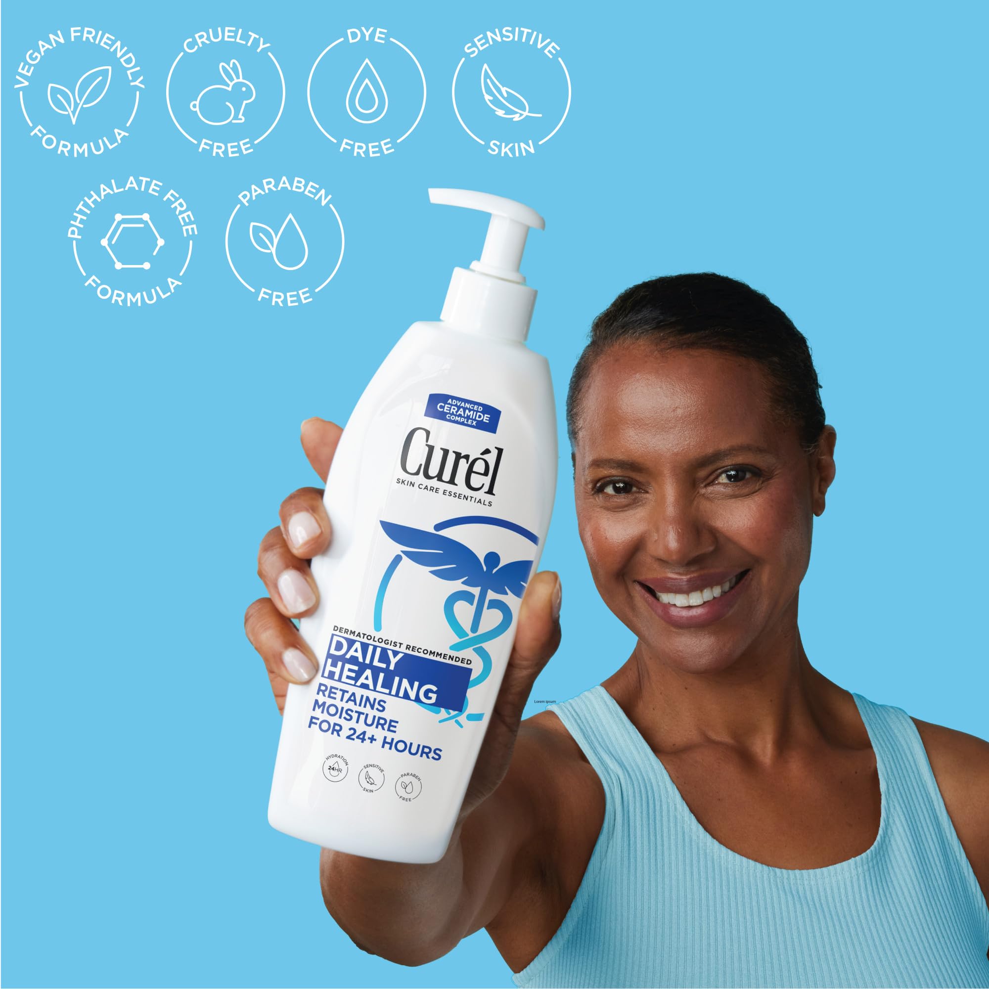 Foto 5 pulgar | Loción Corporal Curel Daily Healing 591 Ml Para Piel Seca - Venta Internacional.