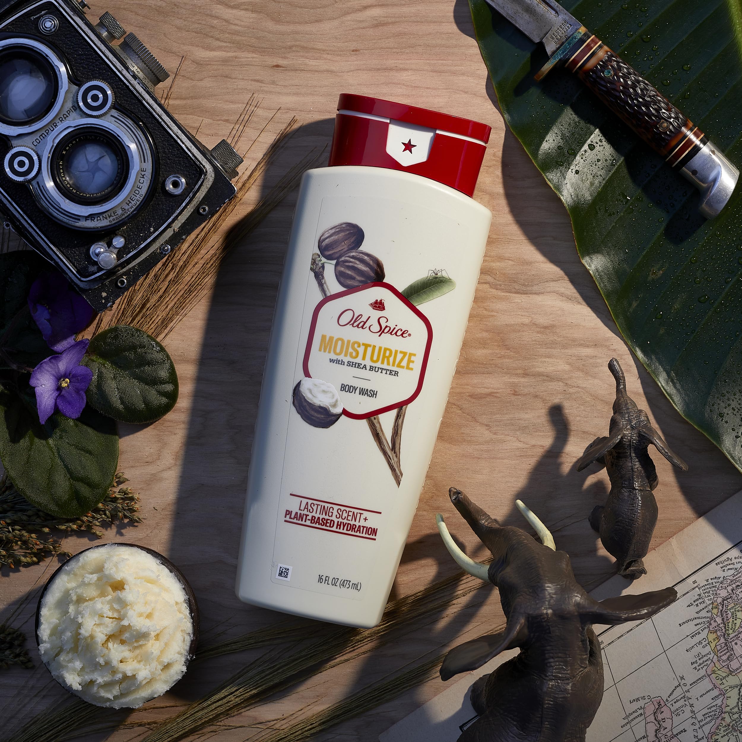 Foto 4 pulgar | Body Wash Old Spice Moisturize Con Manteca De Karité, 532 Ml (paquete De 4) - Venta Internacional.
