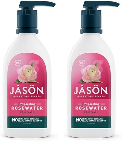 Foto 1 | Gel De Baño Jason Natural, Revitalizante, Agua De Rosas, 900 Ml, 2 - Venta Internacional.