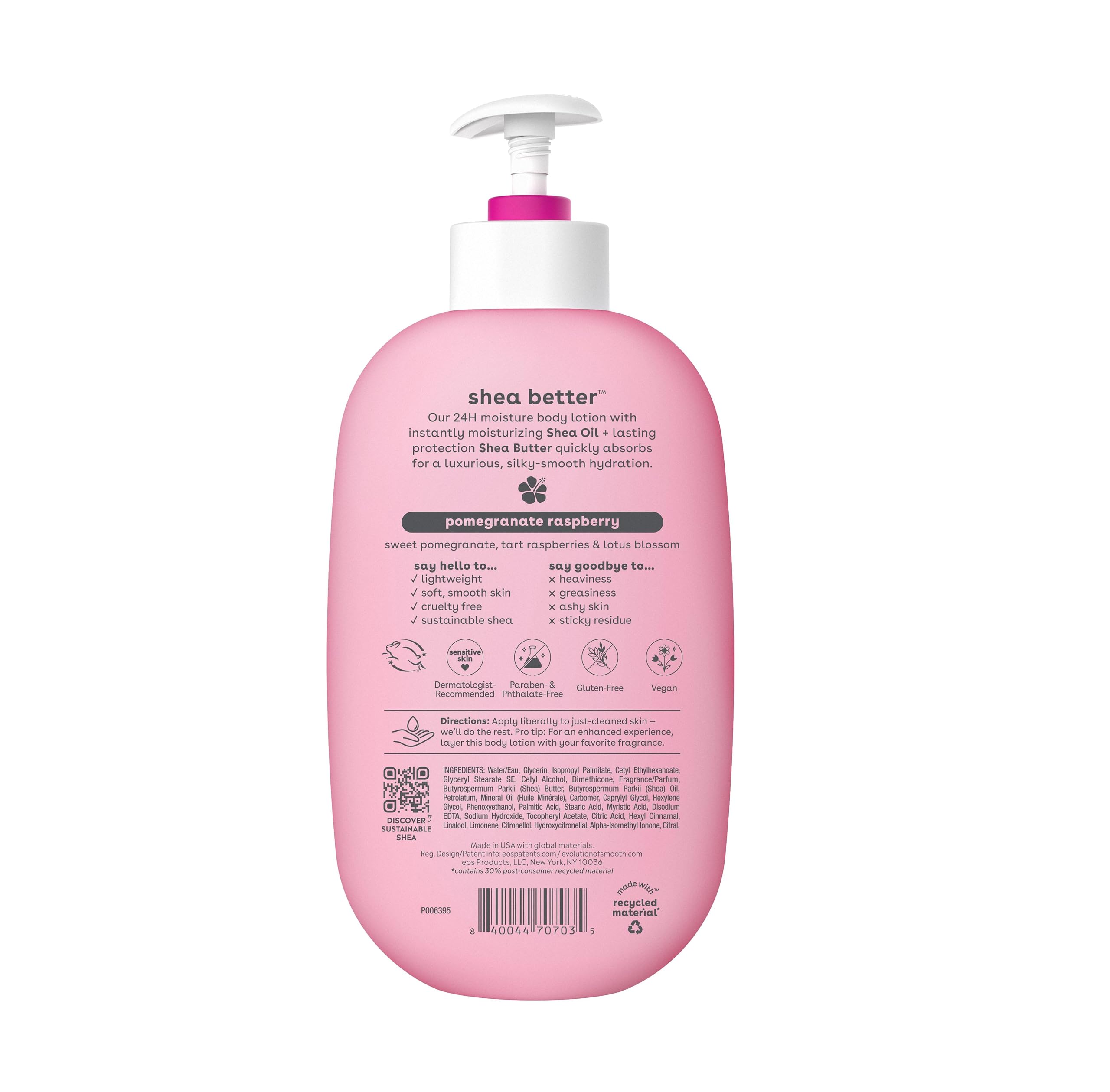 Foto 7 pulgar | Loción Corporal Eos Shea Better Granada Y Frambuesa 473 Ml - Venta Internacional.