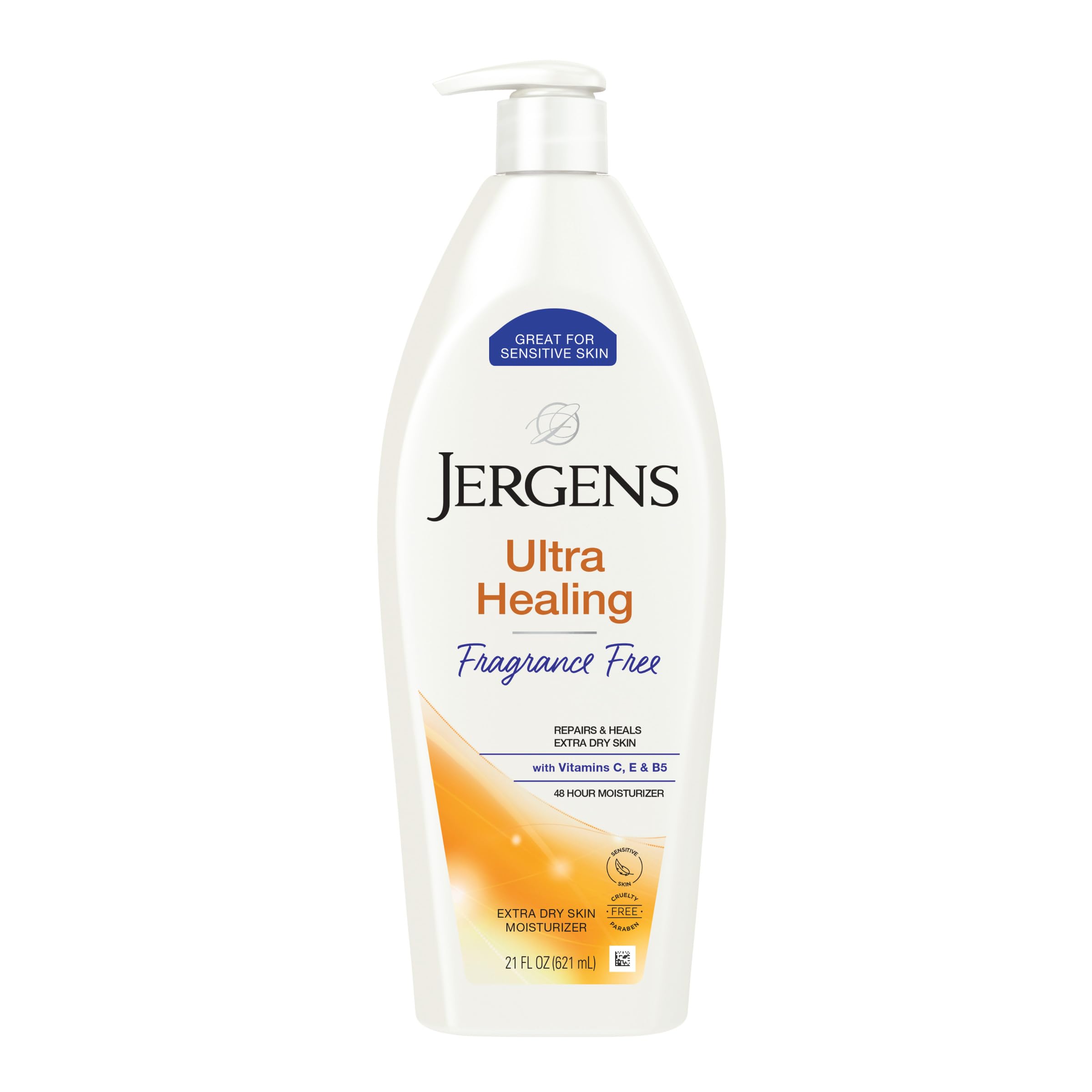 Crema Hidratante Jergens Ultra Healing Para Piel Seca, 621 Ml, Sin Fragancia - Venta Internacional.