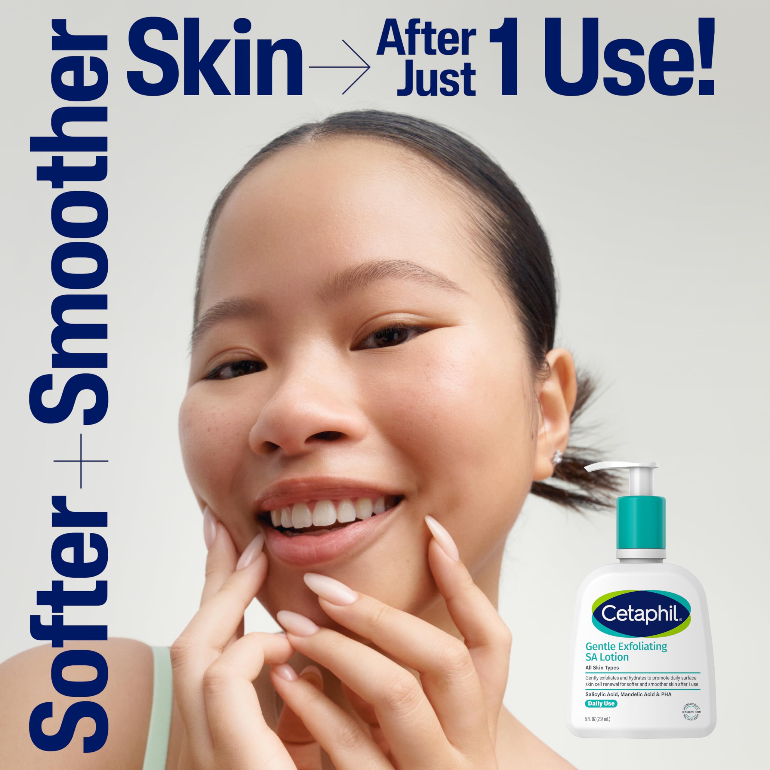 Foto 4 pulgar | Loción Cetaphil Gentle Exfoliating Sa 240 Ml Con Ácido Salicílico - Venta Internacional.