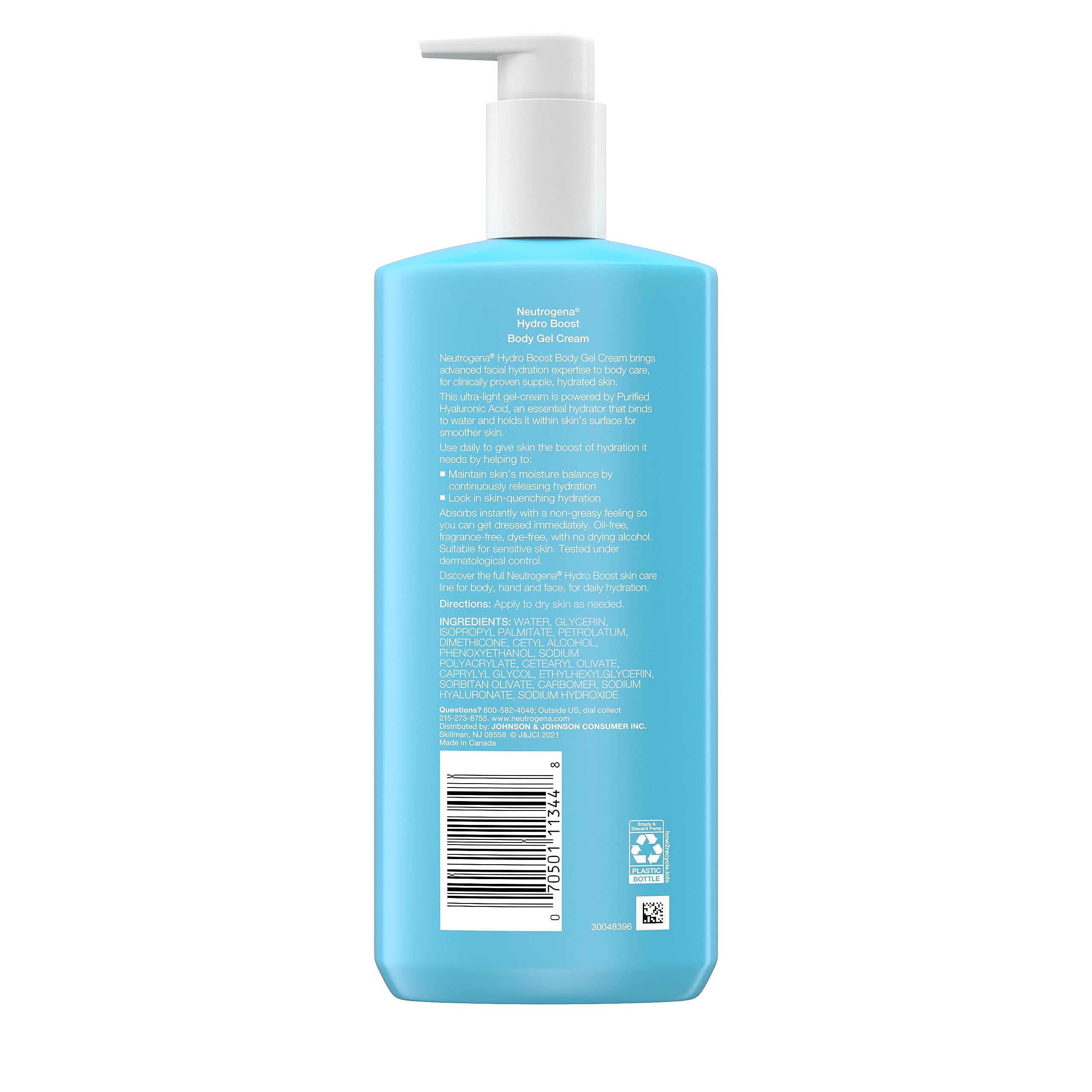 Foto 7 pulgar | Crema De Gel Corporal Neutrogena Hydro Boost Con Ácido Hialurónico 480 Ml - Venta Internacional.