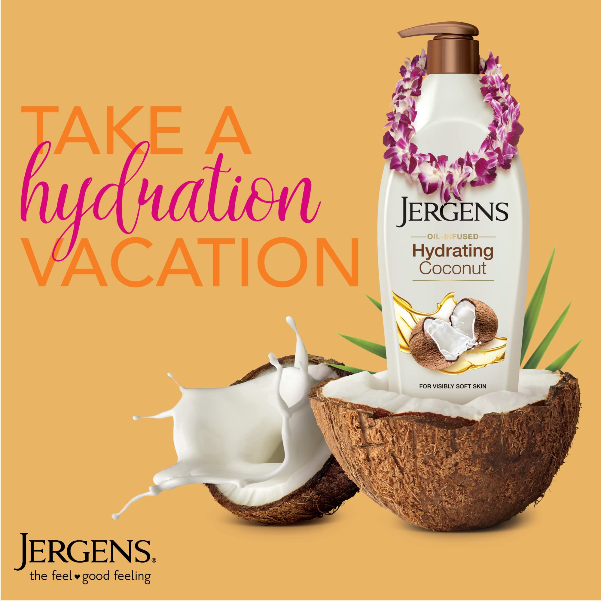 Foto 4 pulgar | Hidratante Corporal Jergens Hydrating Coconut, 500 Ml (paquete De 3) - Venta Internacional.