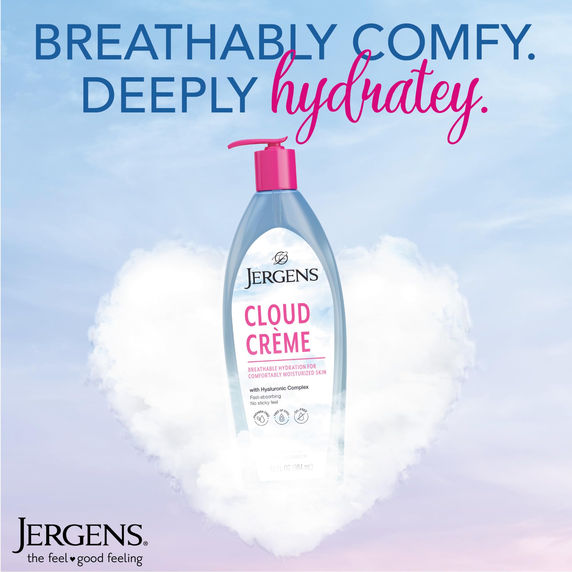 Foto 4 pulgar | Loción Corporal Jergens Cloud Creme Hydrating 385 Ml Sin Parabenos - Venta Internacional.