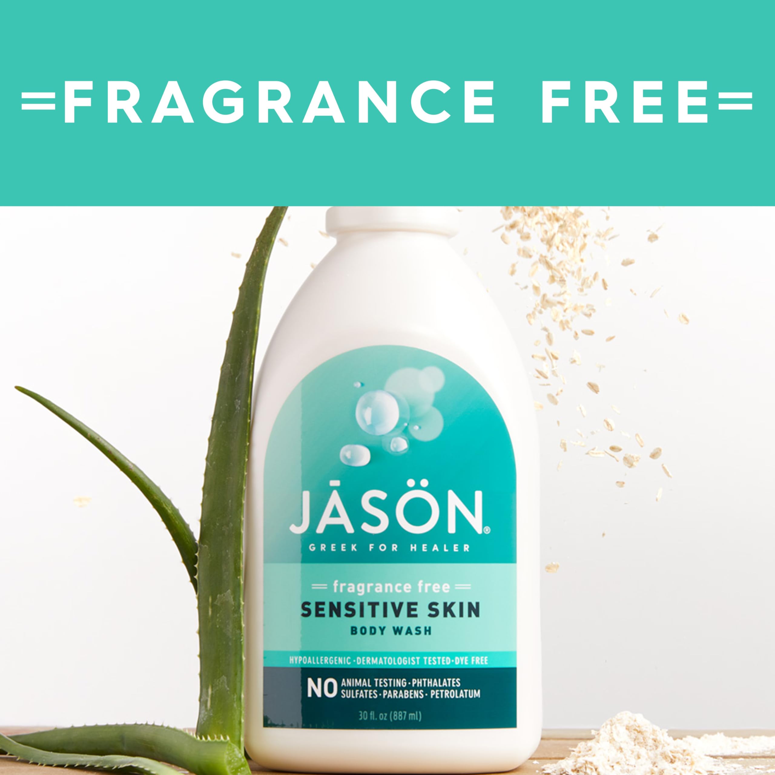 Foto 7 pulgar | Gel De Baño Jason Sensitive Skin, Sin Fragancia, 900 Ml - Venta Internacional.