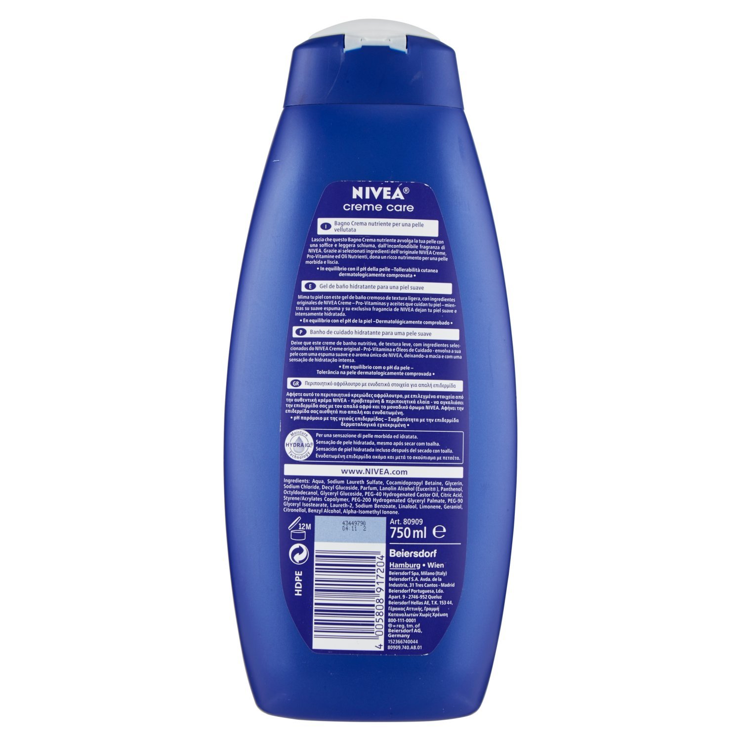 Foto 4 pulgar | Gel De Ducha Nivea Creme Care 750 Ml - Venta Internacional.