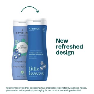 Foto 2 | Champú Y Gel De Baño Attitude For Kids Blueberry 473 Ml - Venta Internacional.