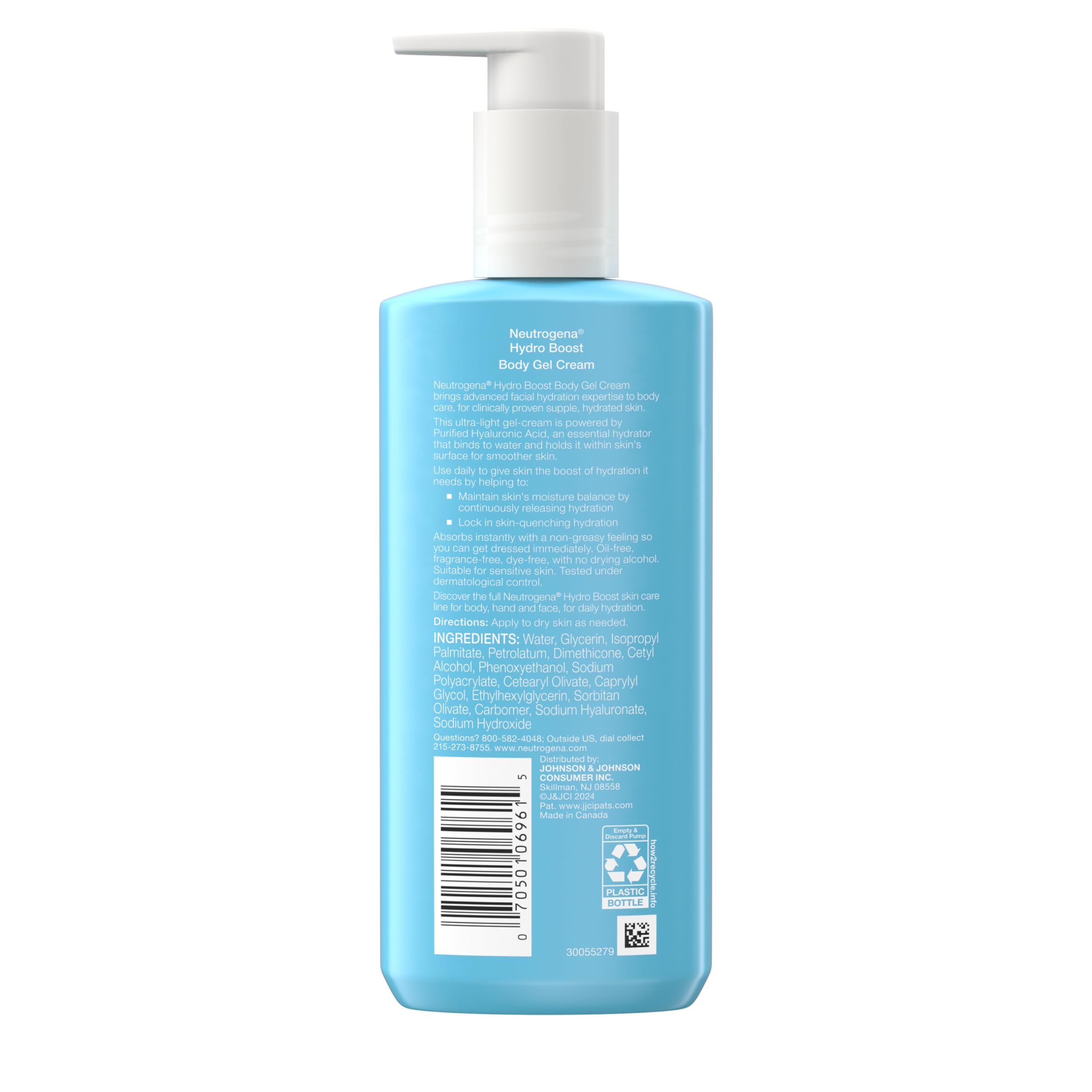 Foto 7 pulgar | Crema Hidratante En Gel Corporal Neutrogena Hydro Boost, 250 Ml - Venta Internacional.