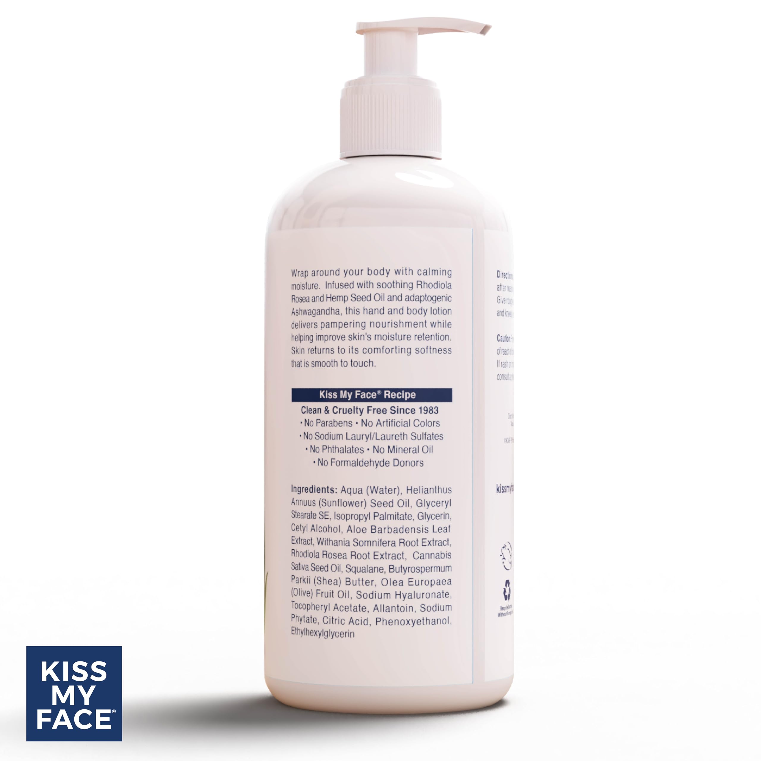 Foto 6 pulgar | Loción Para Manos Y Cuerpo Kiss My Face De-stress 480 Ml Sin Fragancia - Venta Internacional.