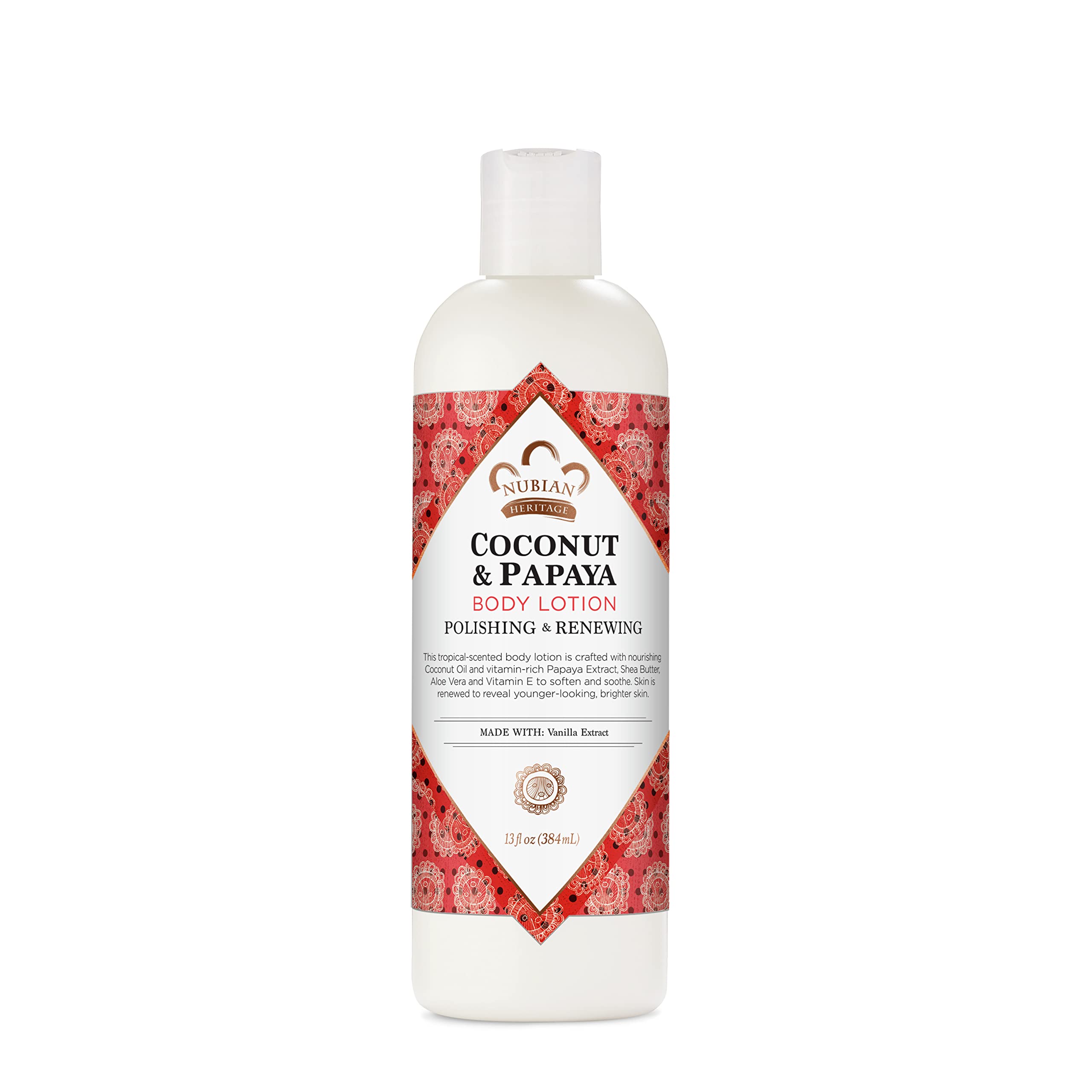 Loción Corporal Nubian Heritage De Coco Y Papaya 385 Ml Para Piel Seca - Venta Internacional.