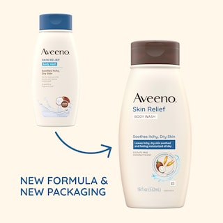 Foto 2 | Gel De Baño Aveeno Skin Relief Con Aroma A Coco, 355 Ml, Piel Seca - Venta Internacional.