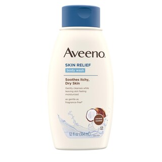 Foto 6 | Gel De Baño Aveeno Skin Relief Con Aroma A Coco, 355 Ml, Piel Seca - Venta Internacional.