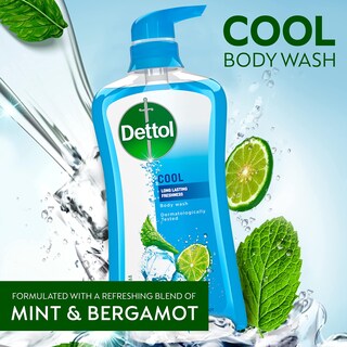 Foto 3 | Gel De Baño Dettol Cool Con Menta Y Bergamota, 500 Ml (paquete De 1) - Venta Internacional.