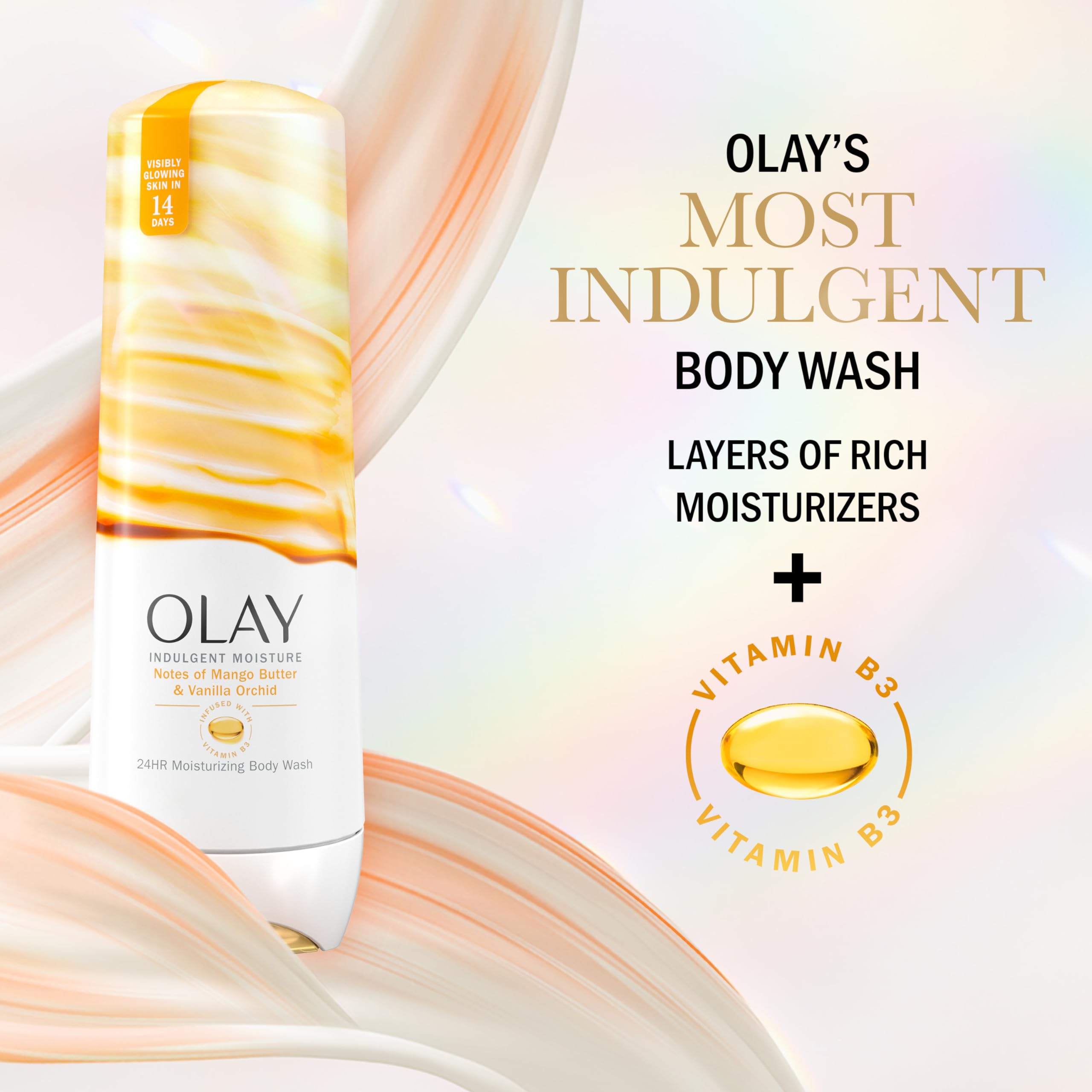 Foto 4 pulgar | Gel de Baño Olay Indulgent Moisture con Vitamina B3 591 Ml - Venta Internacional