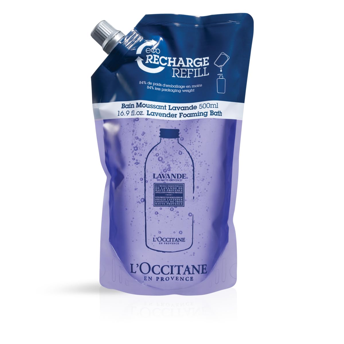 Recambio De Baño De Burbujas L'occitane Relaxing & Foaming Lavender 500 Ml - Venta Internacional.