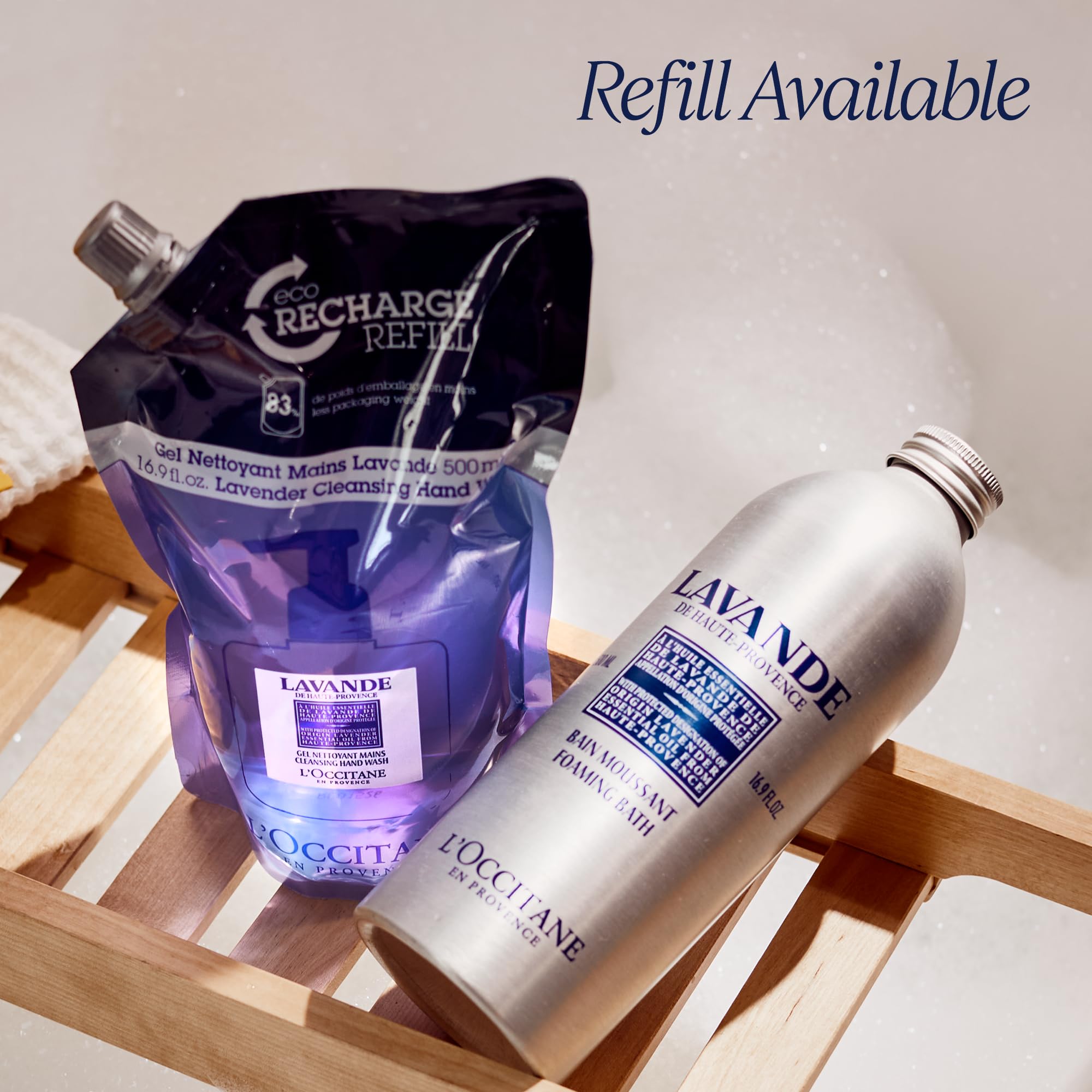 Foto 7 pulgar | Recambio De Baño De Burbujas L'occitane Relaxing & Foaming Lavender 500 Ml - Venta Internacional.