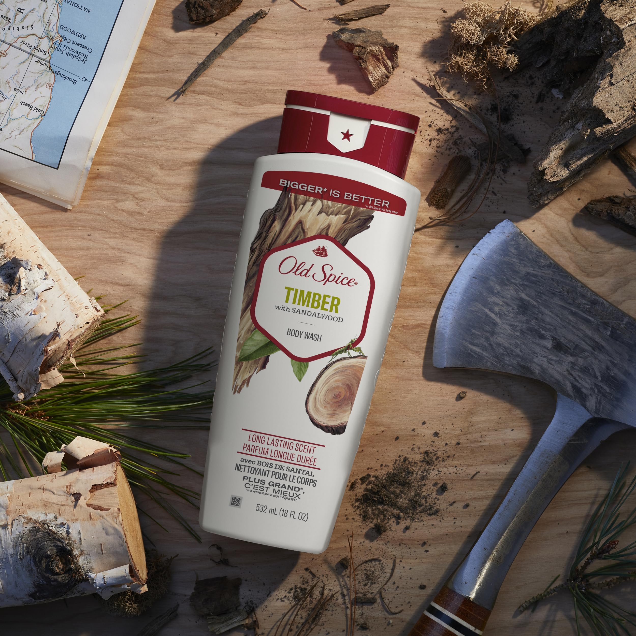 Foto 3 pulgar | Gel De Baño Old Spice Fresher Timber Scent Para Hombre, 532 Ml X 4 - Venta Internacional.