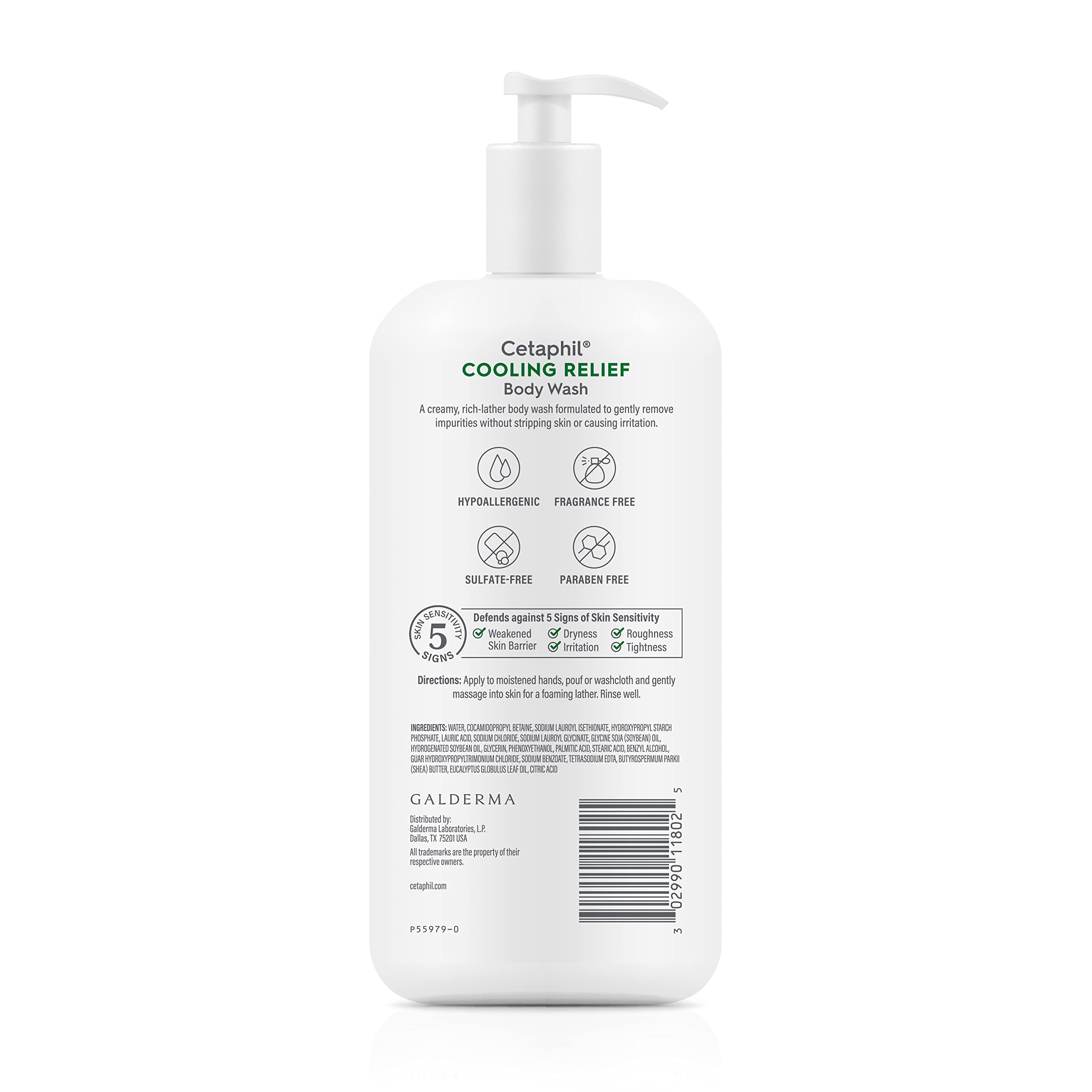 Foto 8 pulgar | Gel De Baño Cetaphil Cooling Relief, 591 Ml, Suavizante, Eucalipto - Venta Internacional.