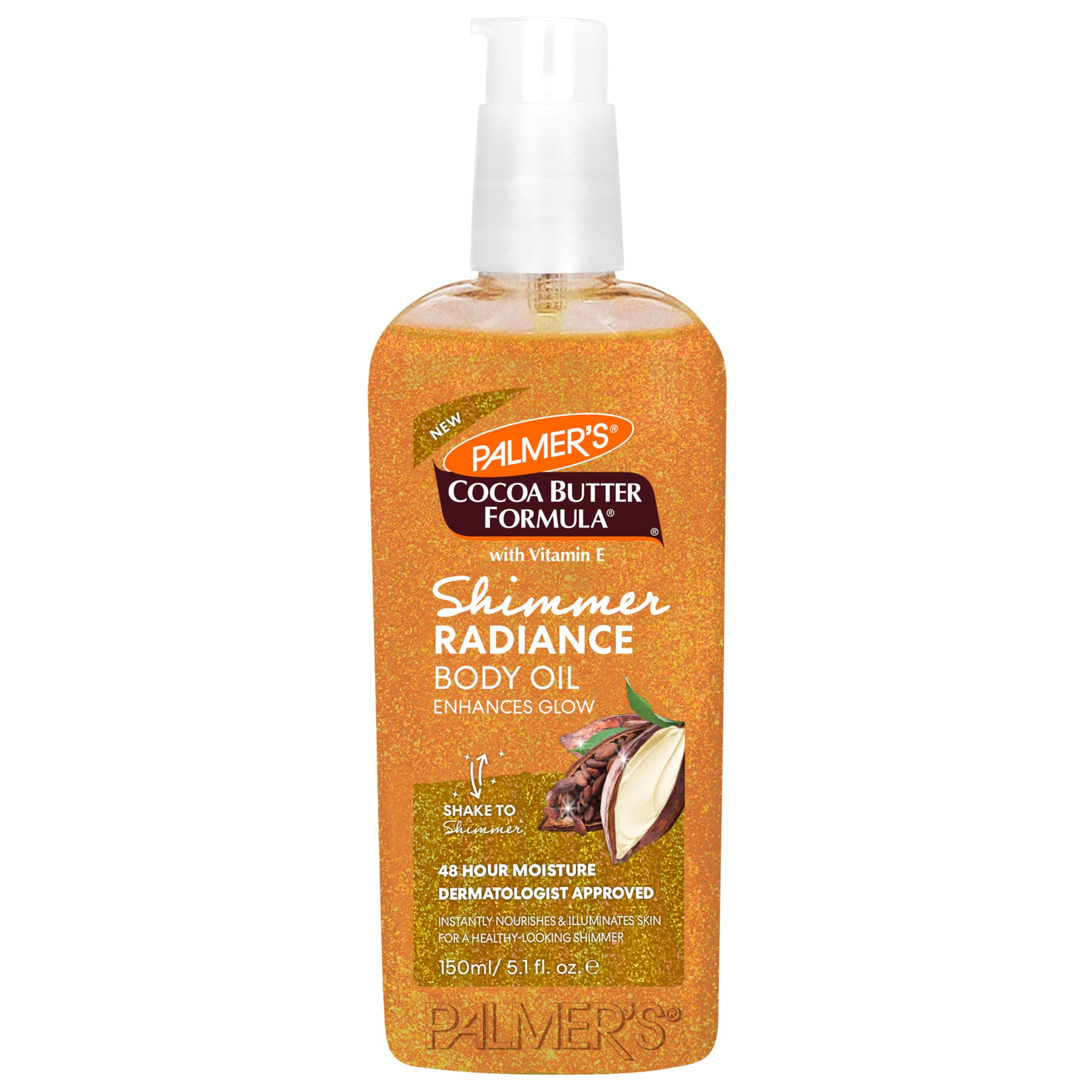 Foto 1 | Aceite Corporal Palmer's Cocoa Butter Shimmer Con Vitamina E 150 Ml - Venta Internacional.