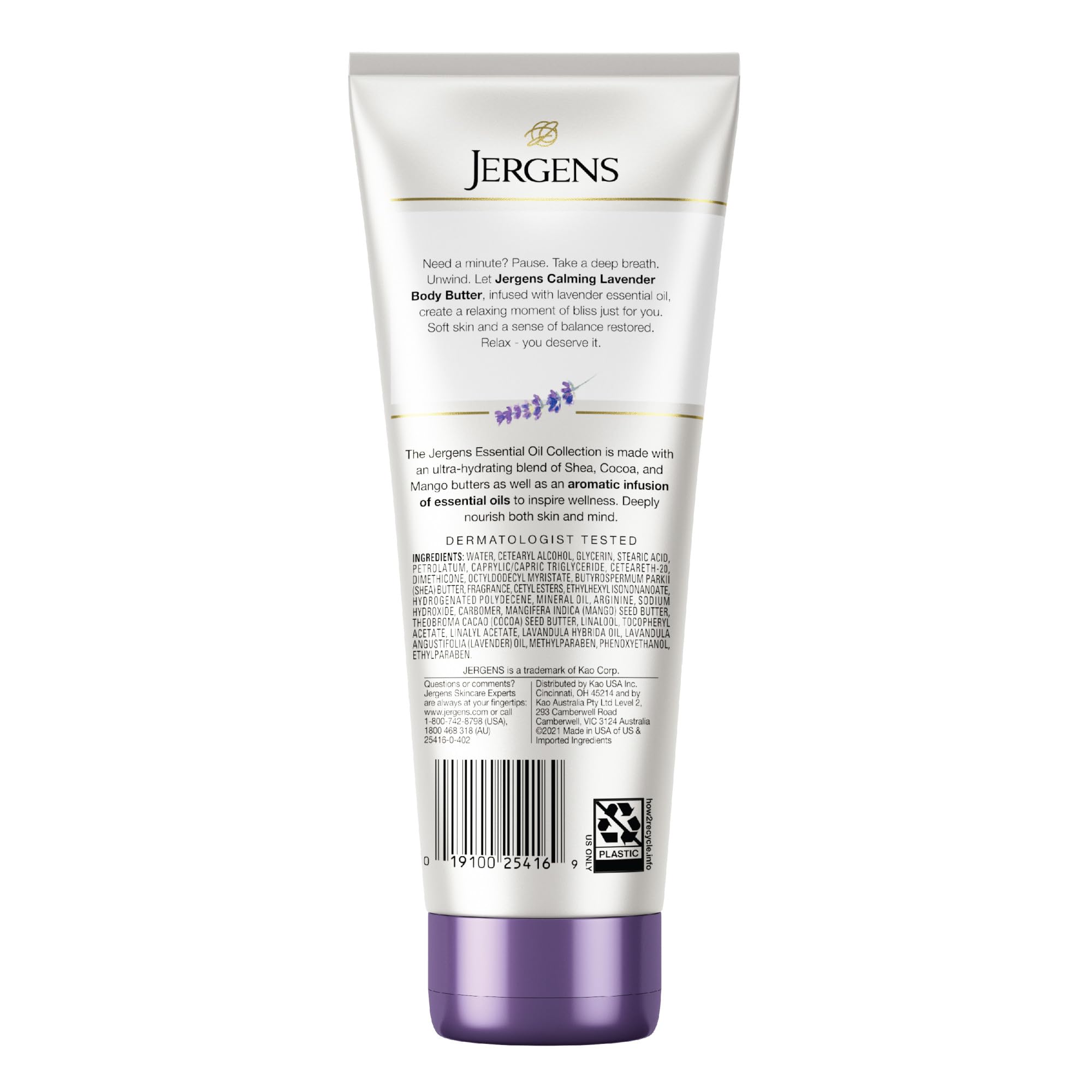 Foto 7 pulgar | Crema Corporal Jergens Lavender Body Lotion, 207 Ml (paquete De 3) - Venta Internacional.