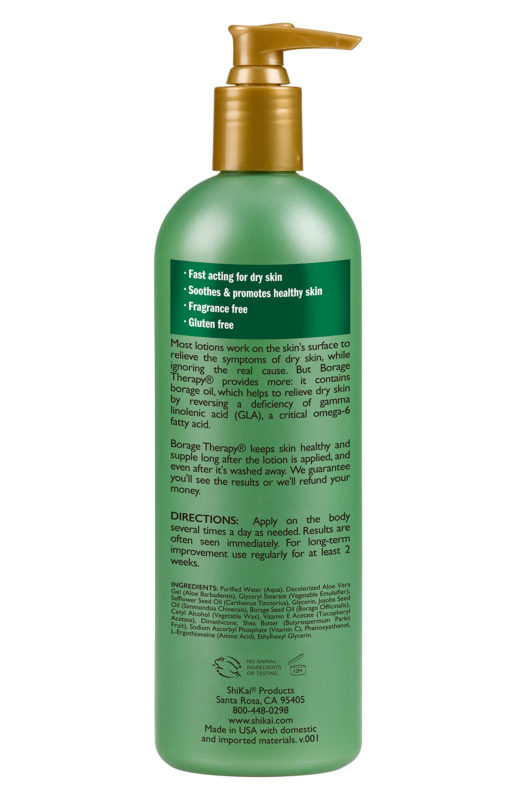 Foto 8 pulgar | Loción Hidratante Corporal Shikai Borage Therapy Para Piel Seca 480 Ml - Venta Internacional.