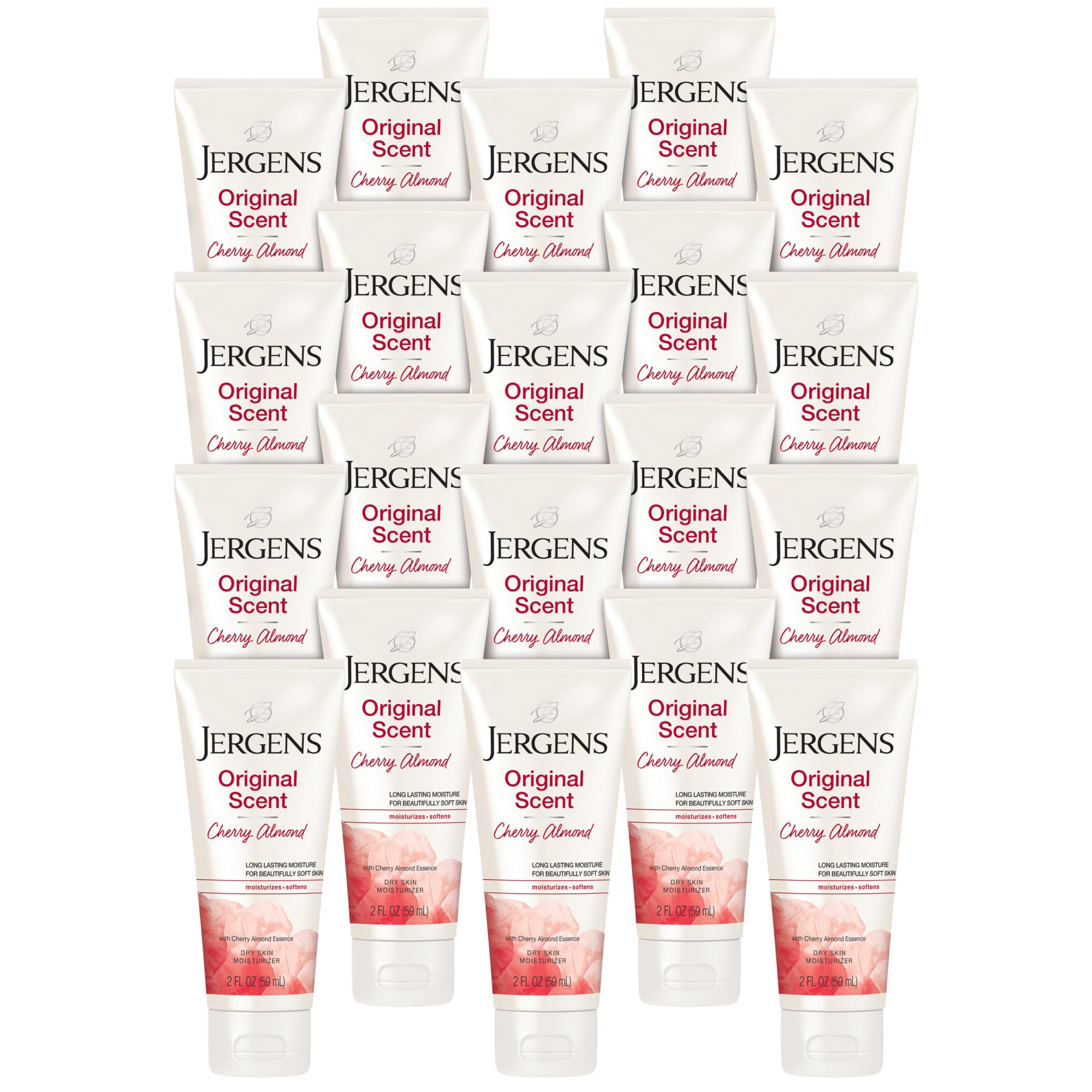Loción Corporal Jergens Original Scent Para Piel Seca, 60 Ml, Paquete De 20 - Venta Internacional.