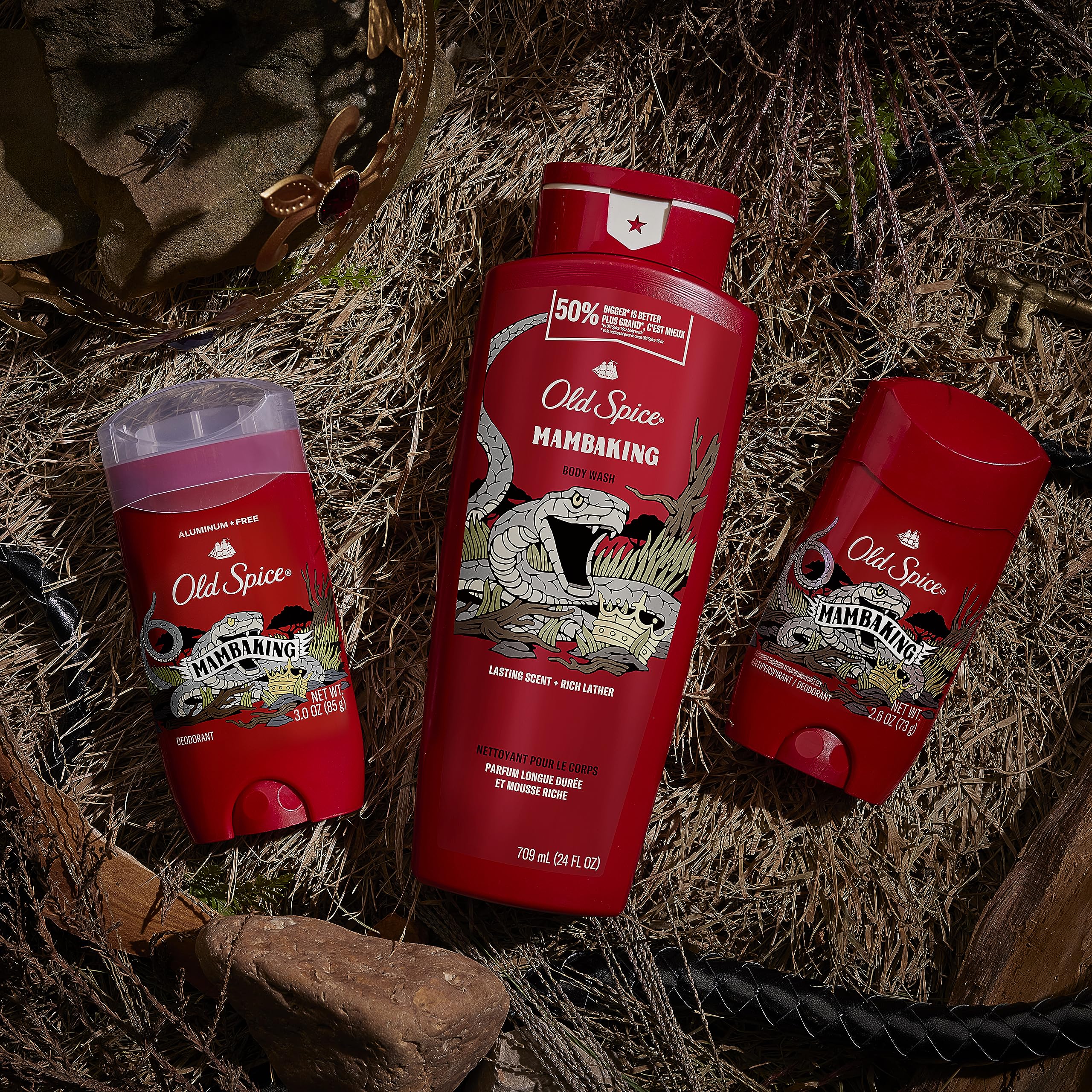 Foto 6 pulgar | Gel De Baño Old Spice Mambaking Para Hombre, 720 Ml (paquete De 4) - Venta Internacional.