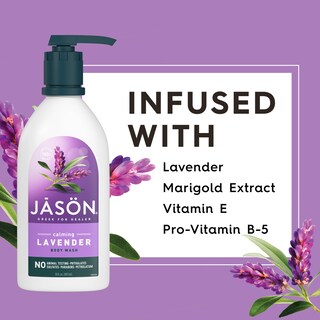 Foto 4 | Gel de Baño Jason Lavender Calming 900 ml con Vitamina E y B5 - Venta Internacional