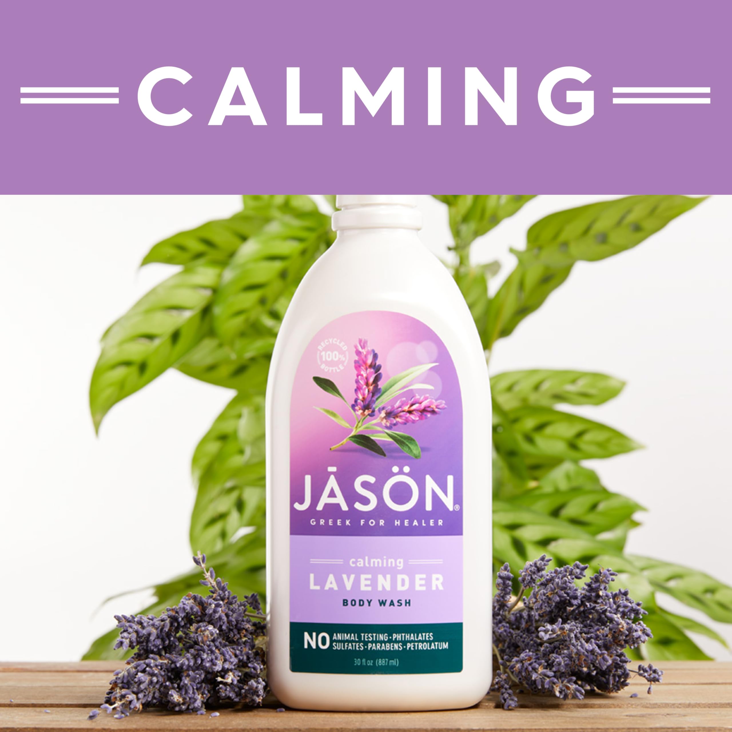 Foto 7 pulgar | Gel de Baño Jason Lavender Calming 900 ml con Vitamina E y B5 - Venta Internacional