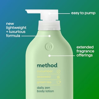 Foto 3 | Loción Corporal Method Daily Zen, Pepino, Algas, Té Verde, 414 Ml - Venta Internacional.