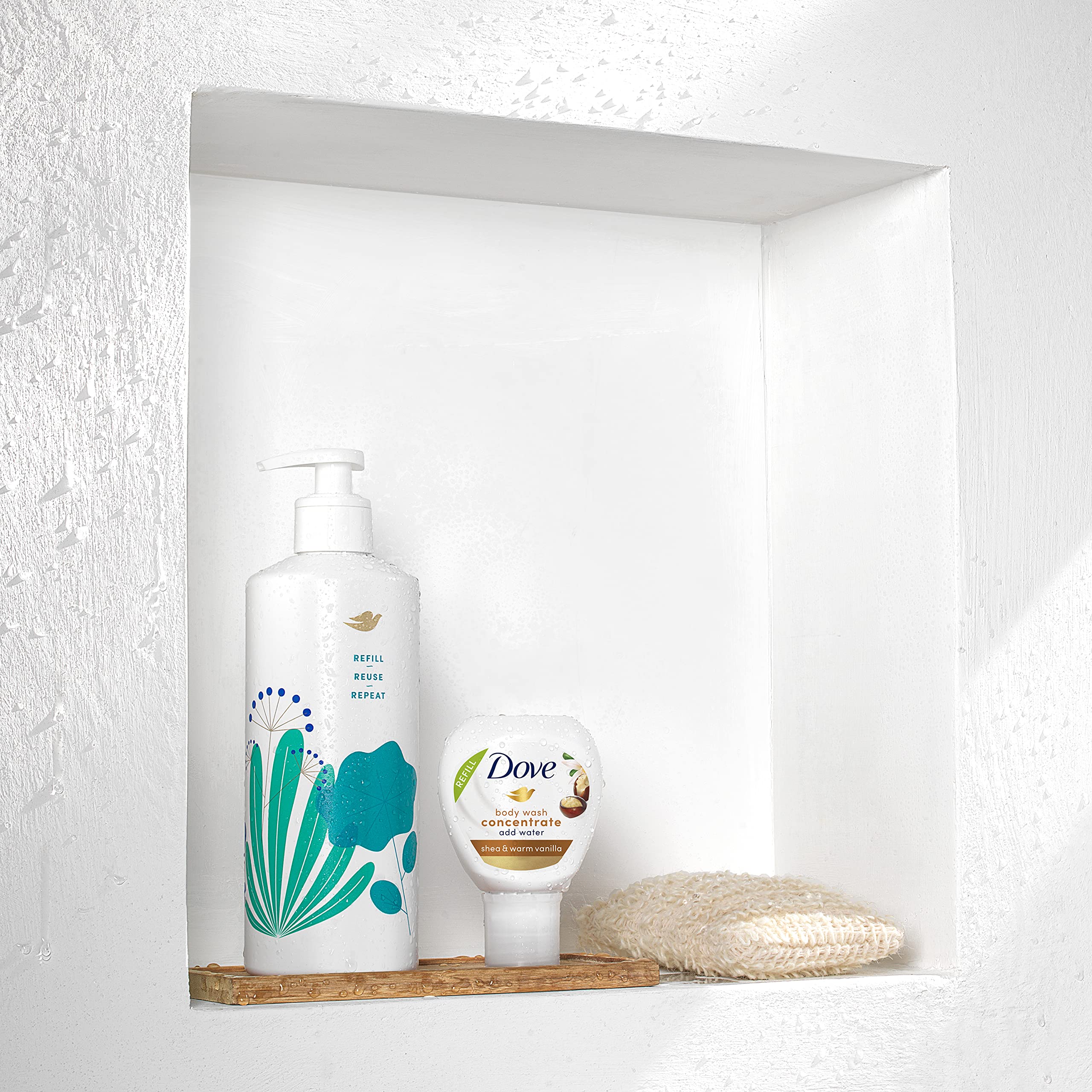Foto 3 pulgar | Body Wash Dove Concentrate Refill, Karité Y Vainilla Caliente, 4 X 120 Ml - Venta Internacional.