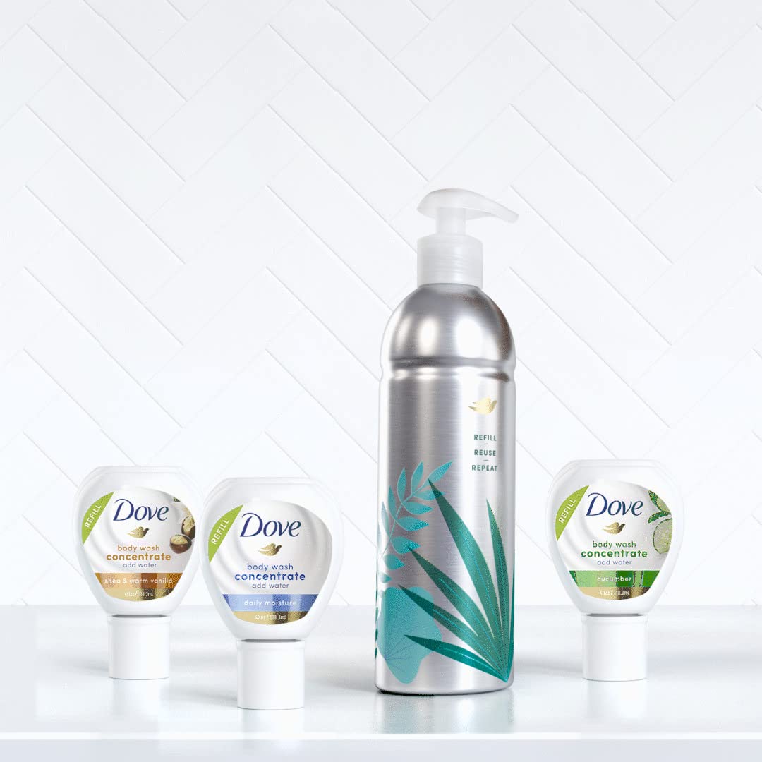 Foto 6 pulgar | Body Wash Dove Concentrate Refill, Karité Y Vainilla Caliente, 4 X 120 Ml - Venta Internacional.