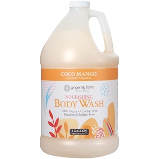 Foto 1 | Gel De Baño Ginger Lily Farms, Nutritivo, Coco Y Mango, 3,8 Litros - Venta Internacional.