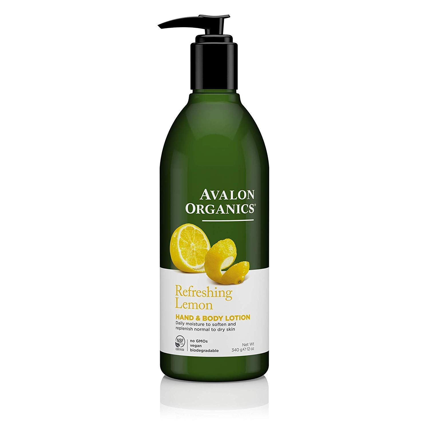 Loción Para Manos Y Cuerpo Avalon Organics Refreshing Lemon 350 Ml - Venta Internacional.