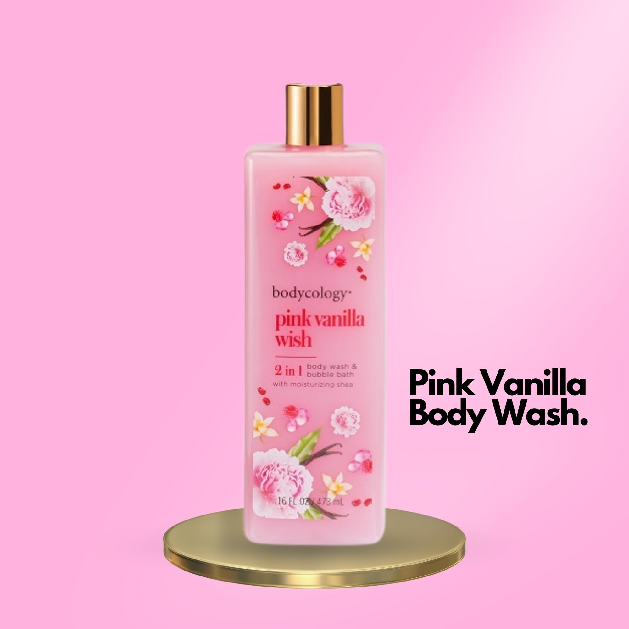 Foto 6 pulgar | Gel de Baño Bodycology Pink Vanilla Wish Women 473 Ml - Venta Internacional