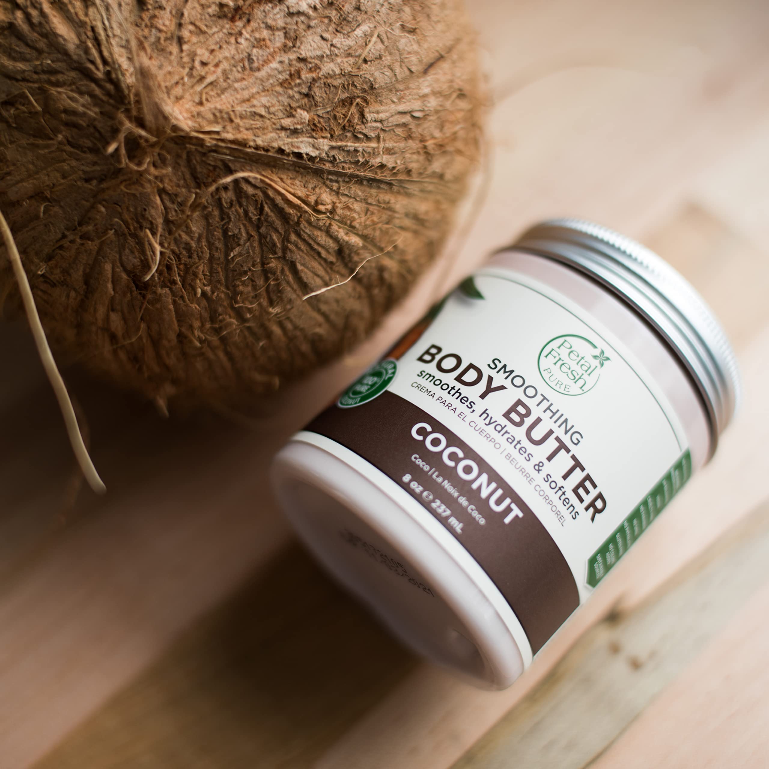 Foto 6 pulgar | Manteca Corporal Petal Fresh Pure Smoothing Coconut 240 Ml - Venta Internacional.