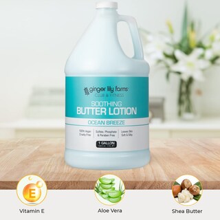 Foto 5 | Loción Ginger Lily Farms Club & Fitness Suavizante Mantequilla 3,78 L - Venta Internacional.
