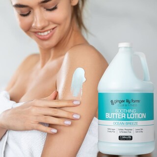 Foto 6 | Loción Ginger Lily Farms Club & Fitness Suavizante Mantequilla 3,78 L - Venta Internacional.