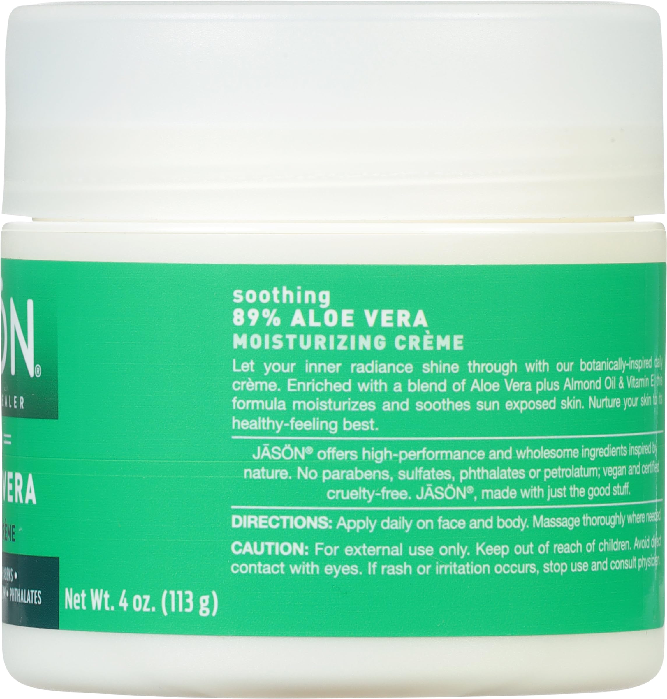 Foto 2 | Crema Hidratante Jason Soothing 89% Aloe Vera 120 Ml - Venta Internacional.