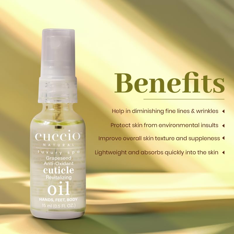 Foto 5 pulgar | Hidratante Antioxidante Y Suavizante Oil Cuccio Naturale, 30 Ml - Venta Internacional.